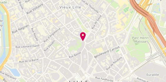 Plan de Tara Jarmon Lille, 3 place Louise de Bettignies, 59000 Lille