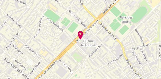 Plan de Devred, L'Atelier
l'Usine de Roubaix - Bâtiment 1
228 avenue Alfred Motte Niveau 1, 59100 Roubaix, France