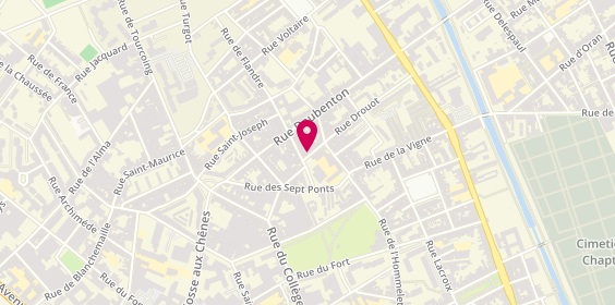 Plan de SAKRANI Mirella, 3 Rue Drouot, 59100 Roubaix