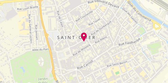 Plan de Armand Thiery, 59 Rue de Dunkerque, 62505 Saint-Omer