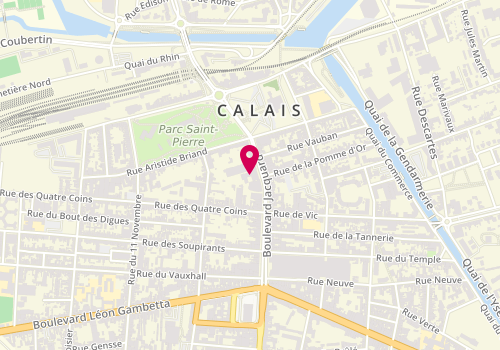 Plan de Promod, Boulevard Jacquard, 62100 Calais